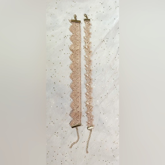 4/$25 Pink Lace Choker Set - Picture 4 of 4